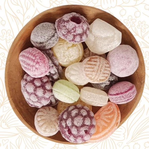 Früchtemischung-Bonbons 1kg