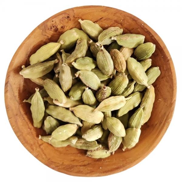 Cardamom in der Schale ganz grün 1kg
