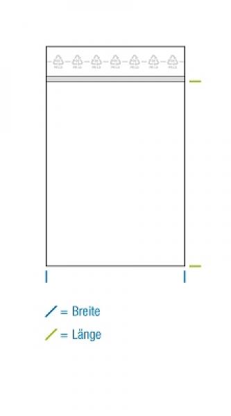 LDPE-Druckverschlußbeutel 120x170mm