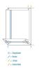 OPP-Blockbodenbeutel 60+40x150mm